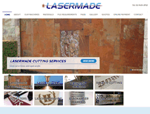 Tablet Screenshot of lasermade.com.au